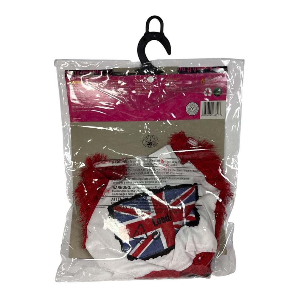 Union Jack Diva Girls Child Small 4-6 Halloween Costume Punk British Pop Star - Picture 4 of 4